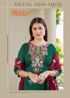 Mausam By Banwery 14KG Rayon With Heavy Embroidery Kurti With Plazo Dupatta Wholesale Market In Surat
